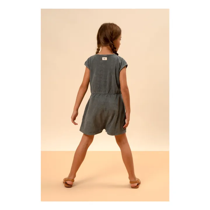 Studio Bohème Combishort Loulou Eponge | Bleu gris