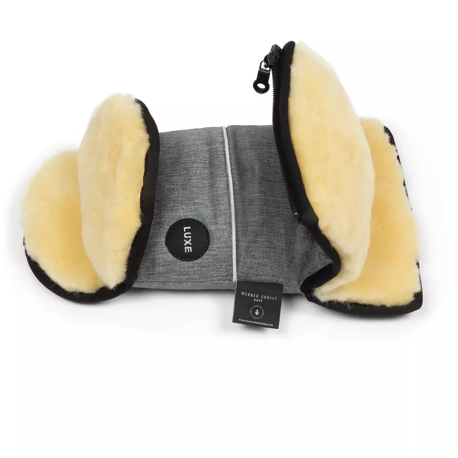 Werner Christ Baby Handwärmer GLOVY LUXE grau