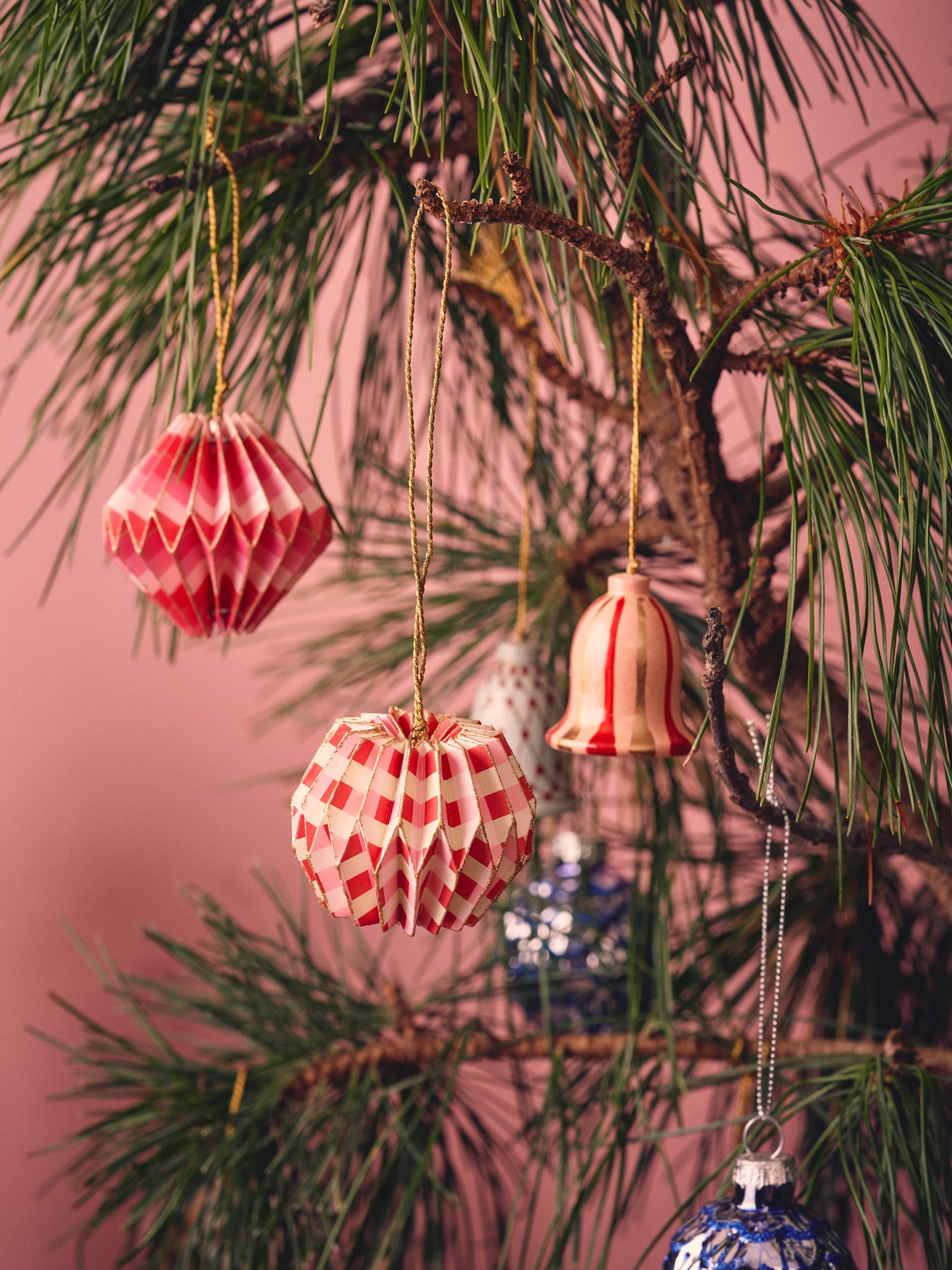 Papirornament | Papir. 6 cm. | Tomato Red