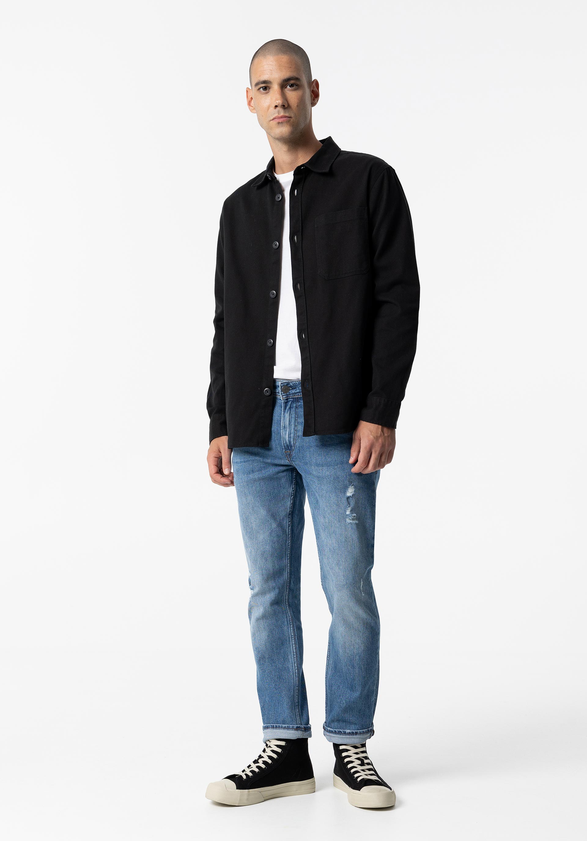 Jeans Leo Comfort Fit com Rasgões