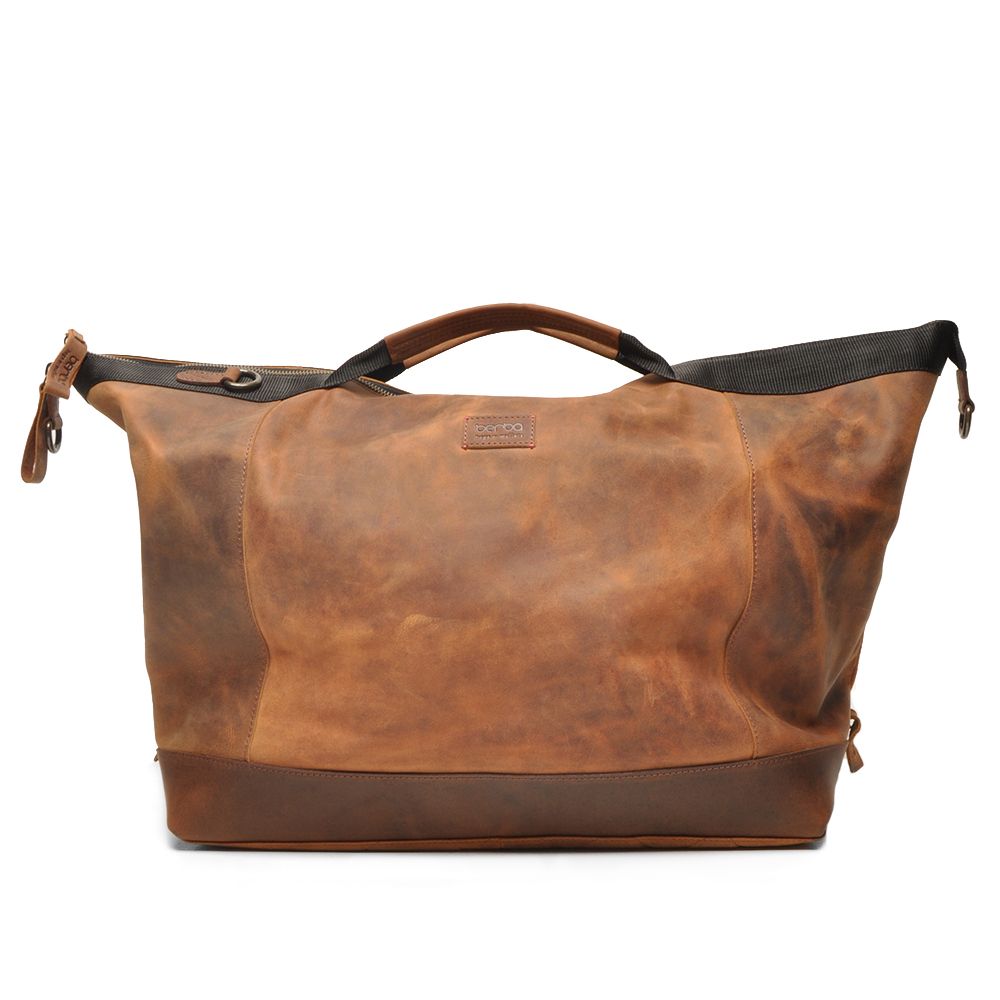 Berba Barbarossa Leren Weekender Reistas Coffee