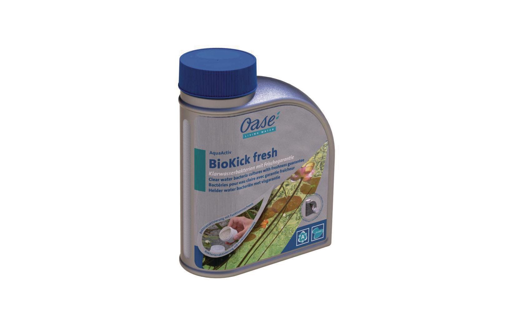 Starterbakterien AquaActiv BioKick fresh 500 mlMehr als 1 Milliarde aktive Mikroorganismen pro ml