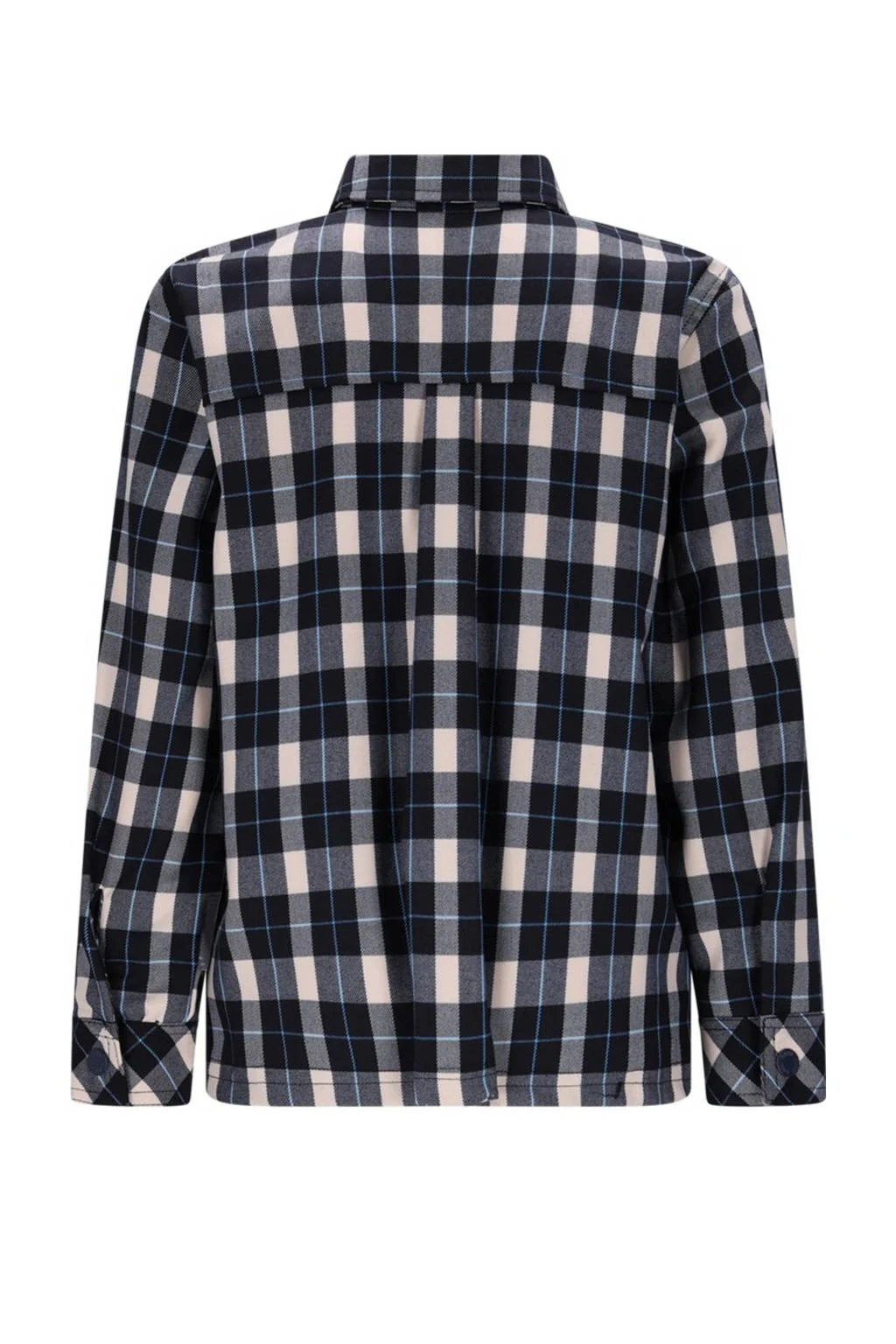 B.Nosy geruit overshirt blauw