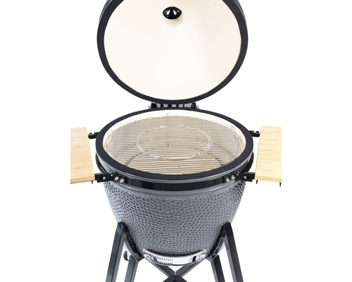 Keramische grill Grill Guru Kamado Original XL met standaard en opbergruimte, op wielen