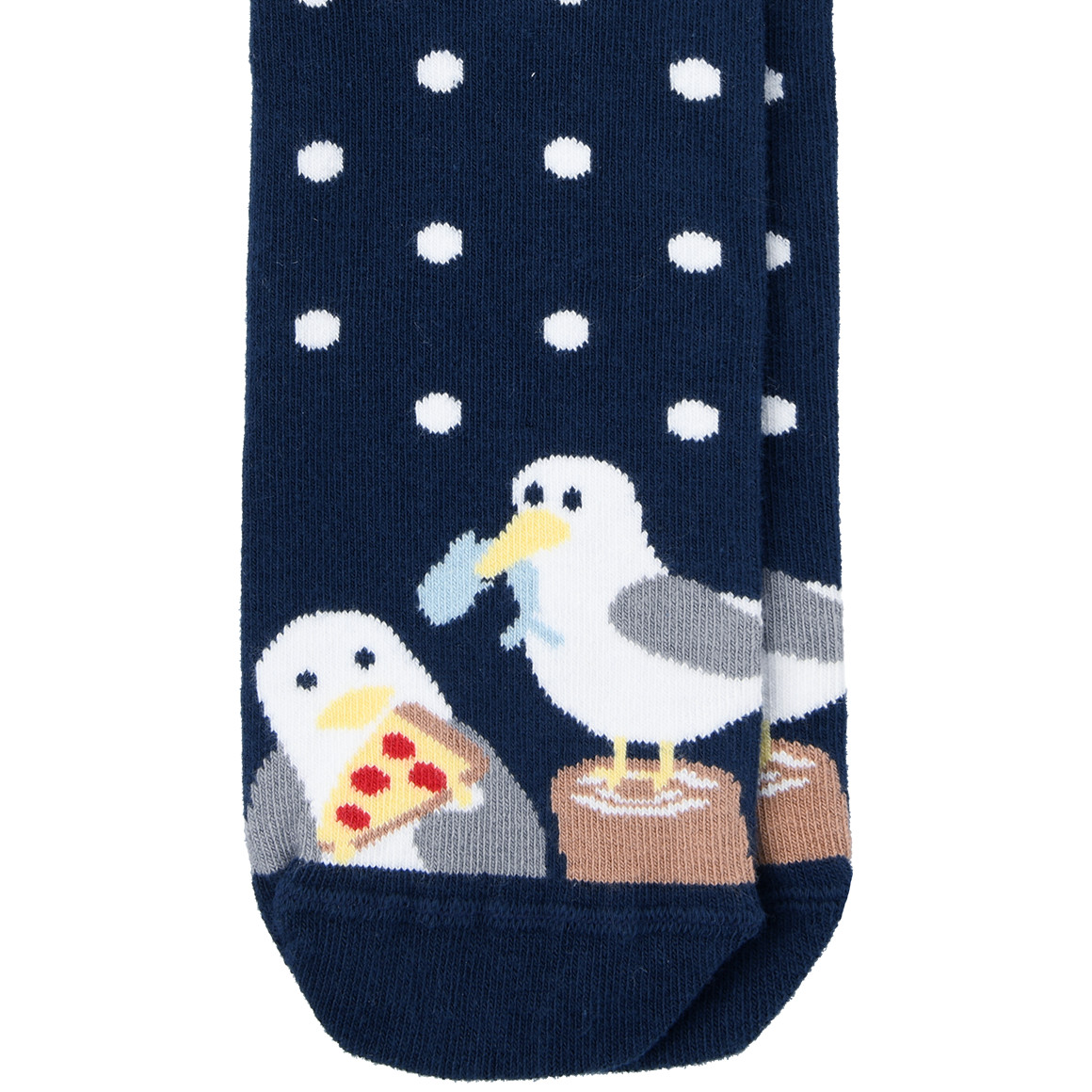 Gina Benotti 1 Paar Damen Socken mit Möwen-Motiv dunkelblau
