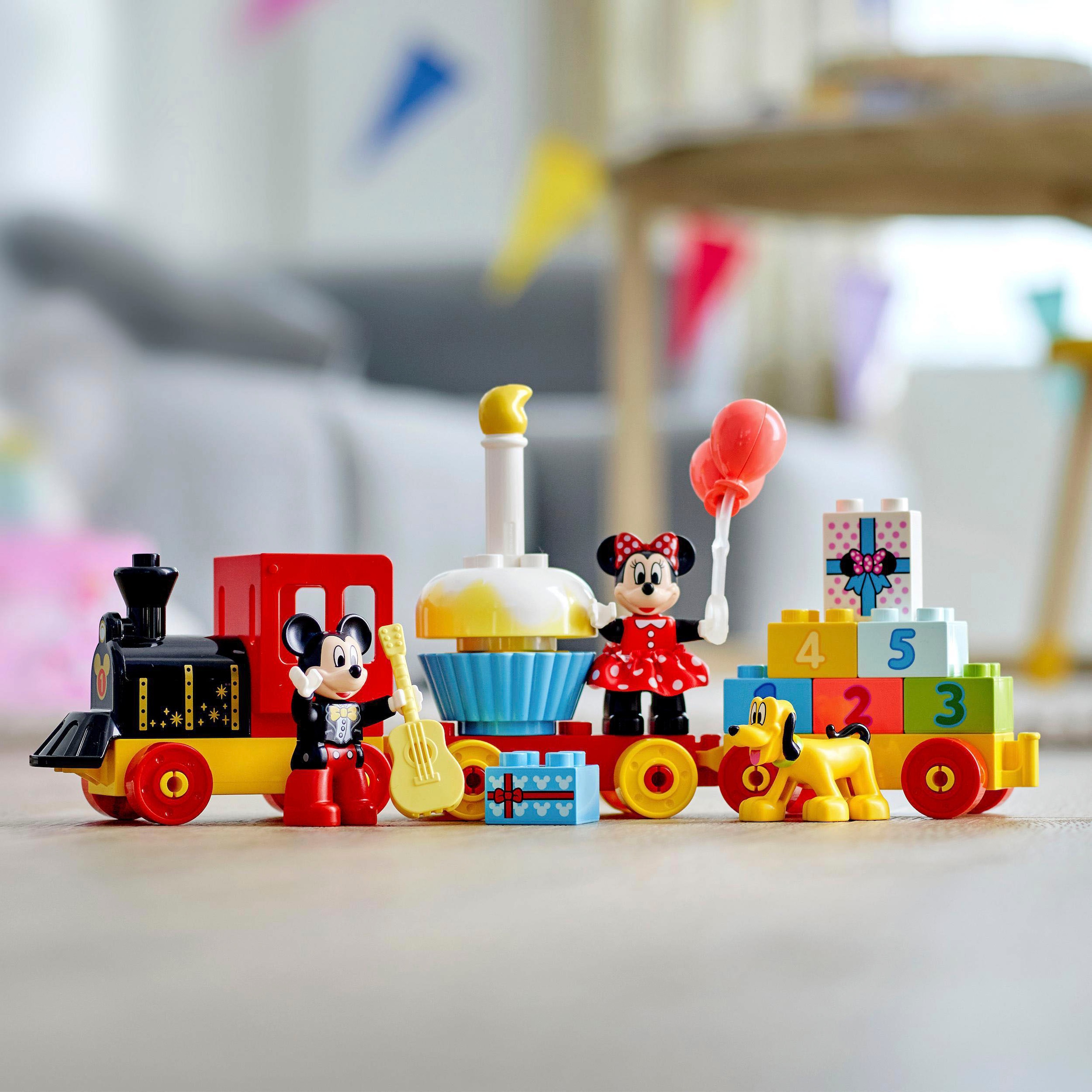 LEGO® Konstruktionsspielsteine »Mickys und Minnies Geburtstagszug (10941), LEGO® DUPLO® Disney™« Made in Europe