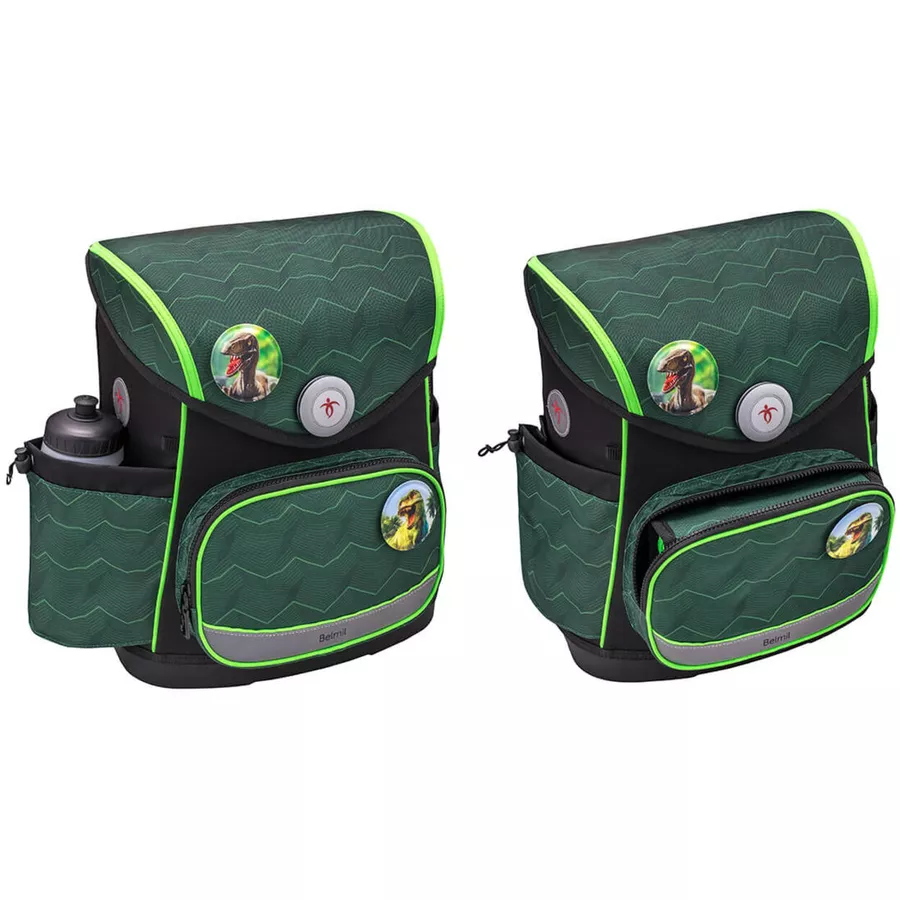 Belmil Schulranzen Premium Compact Plus Set 5-teilig Twist of Lime