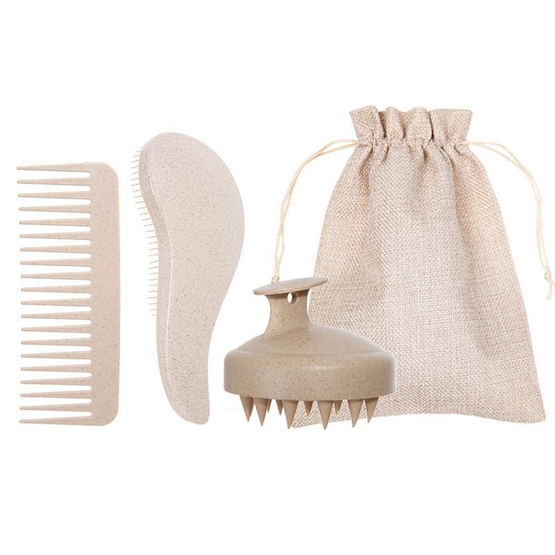 XIXI STUDIO - Set: Hoofdhuidmassager + Haarborstel + Haarkam