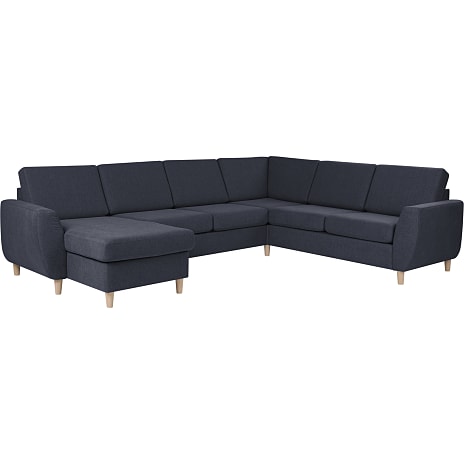 Madrid Nordic vendbar hjørnesofa med chaiselong - navy