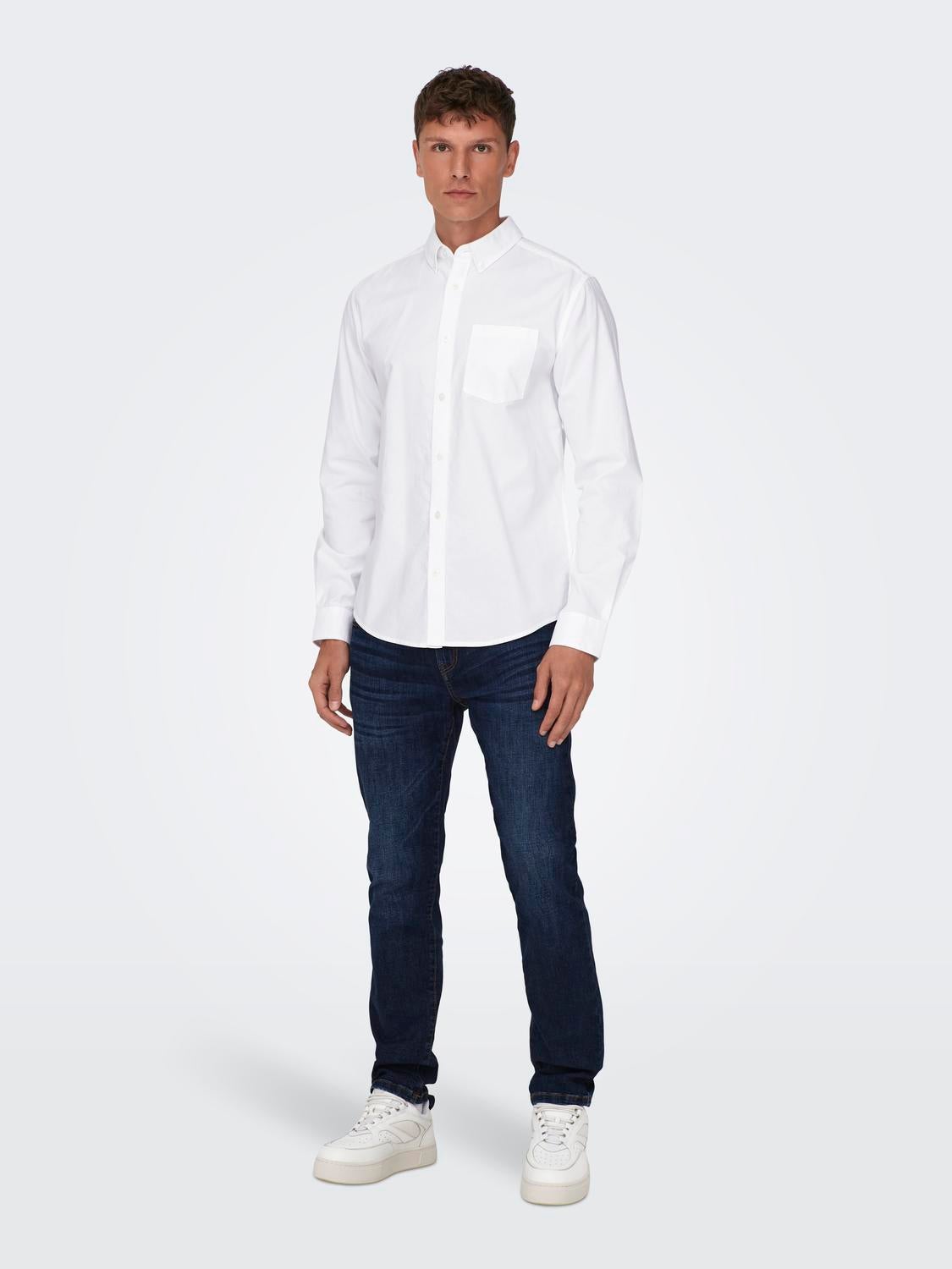 ONSNEIL Oxford Hemd White