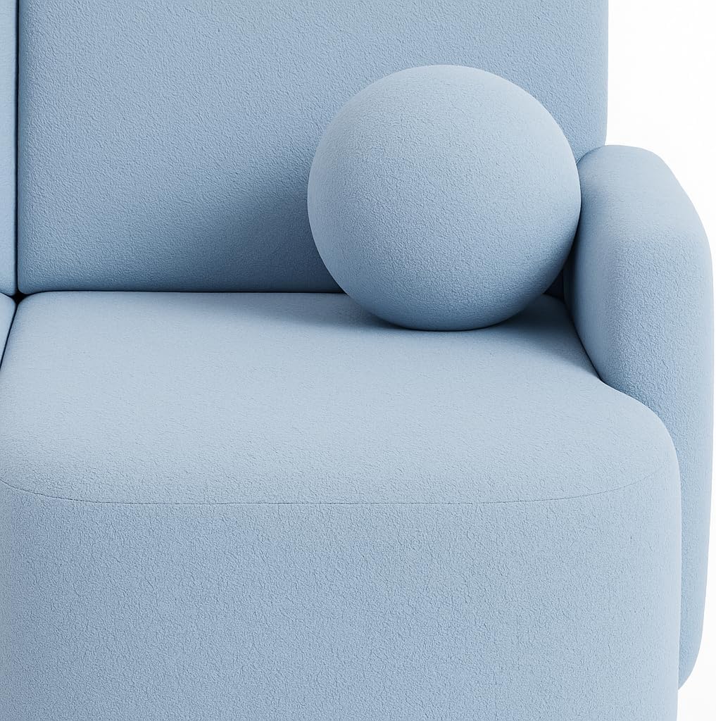 Ecksofa Milo mit Schlaffunktion und Bettkasten 200x138 cm Komfort, Eleganz & Funktionalität (Monte 71 - blau)