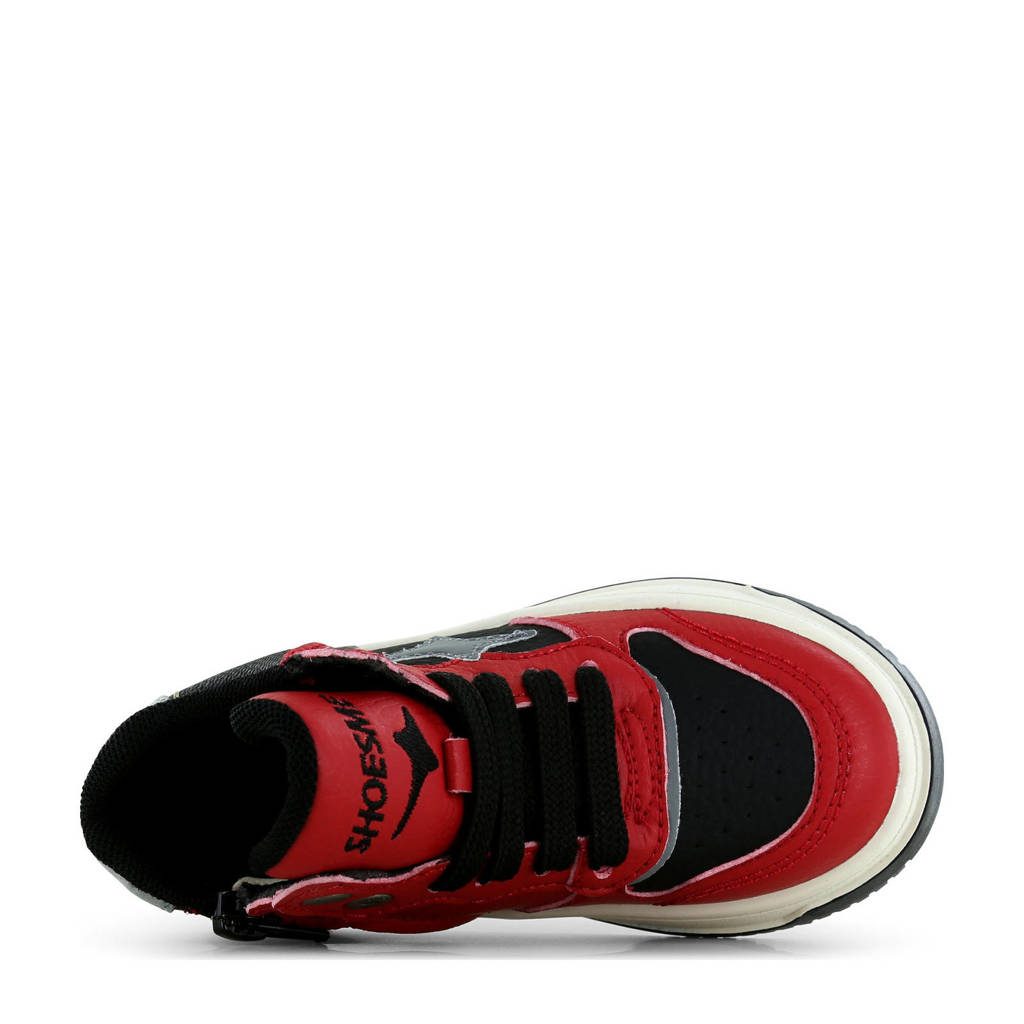 Shoesme sneakers zwart/rood