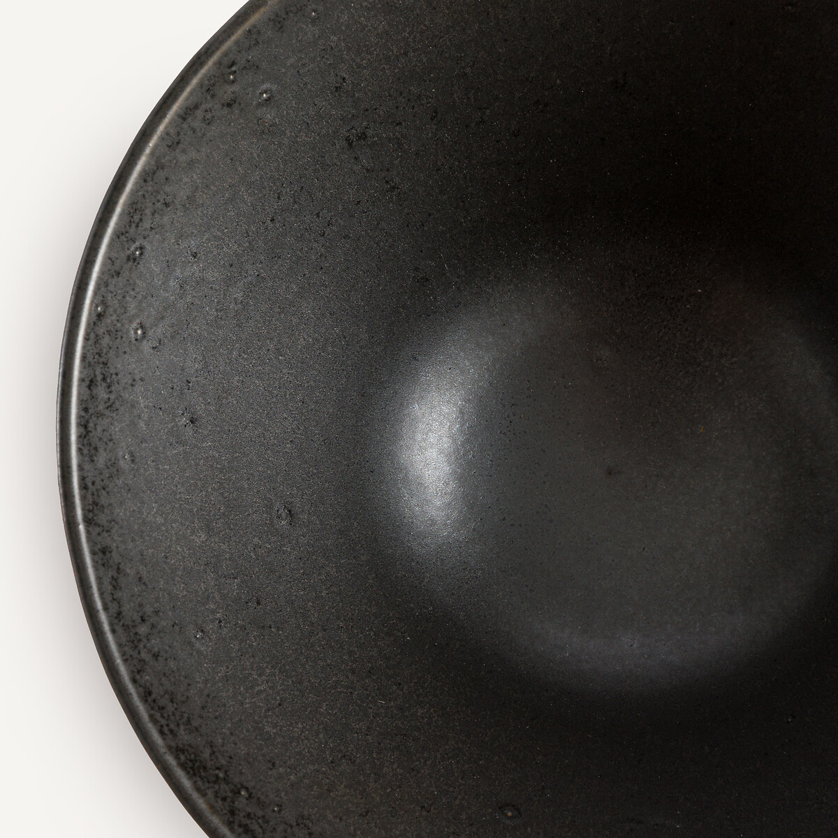 AM.PM<br>Conjunto de 4 pratos de sopa de cerâmica vidrada, Kanso