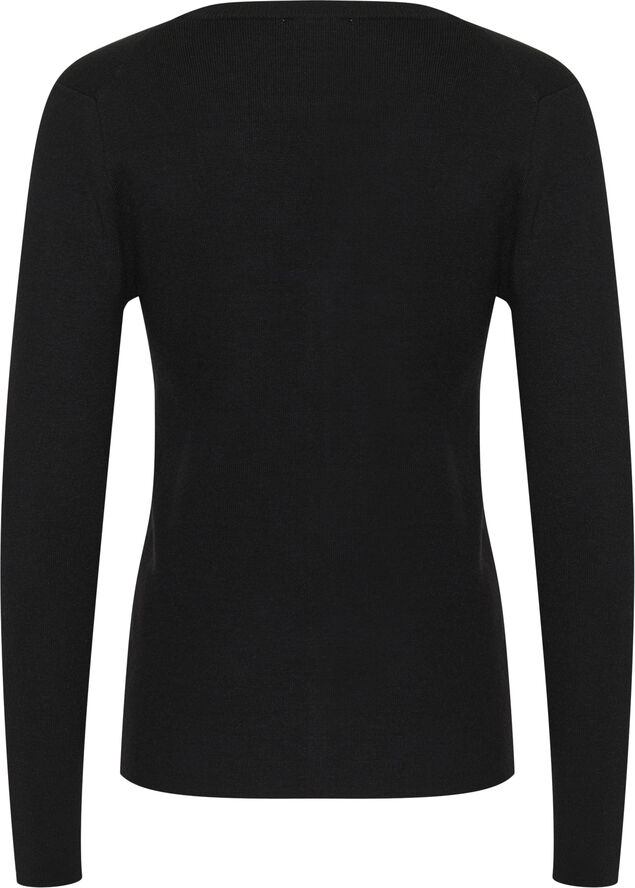 Soaked in Luxury SLPina V-Neck Cardigan Black