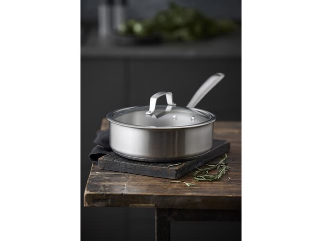 Pillivuyt Gourmet Roya Sauterpande Dia 24 cm Stål