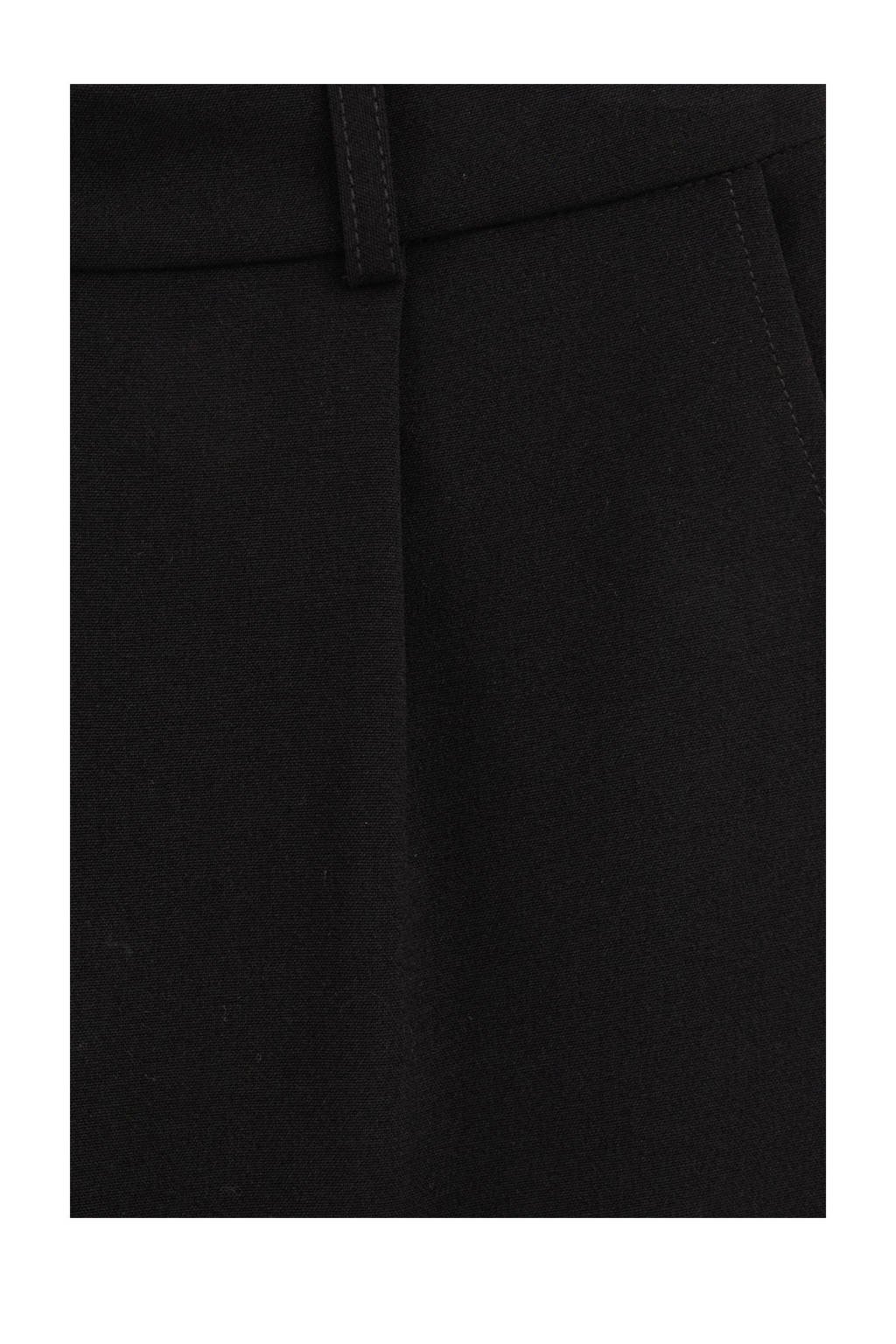 WE Fashion straight pantalon zwart