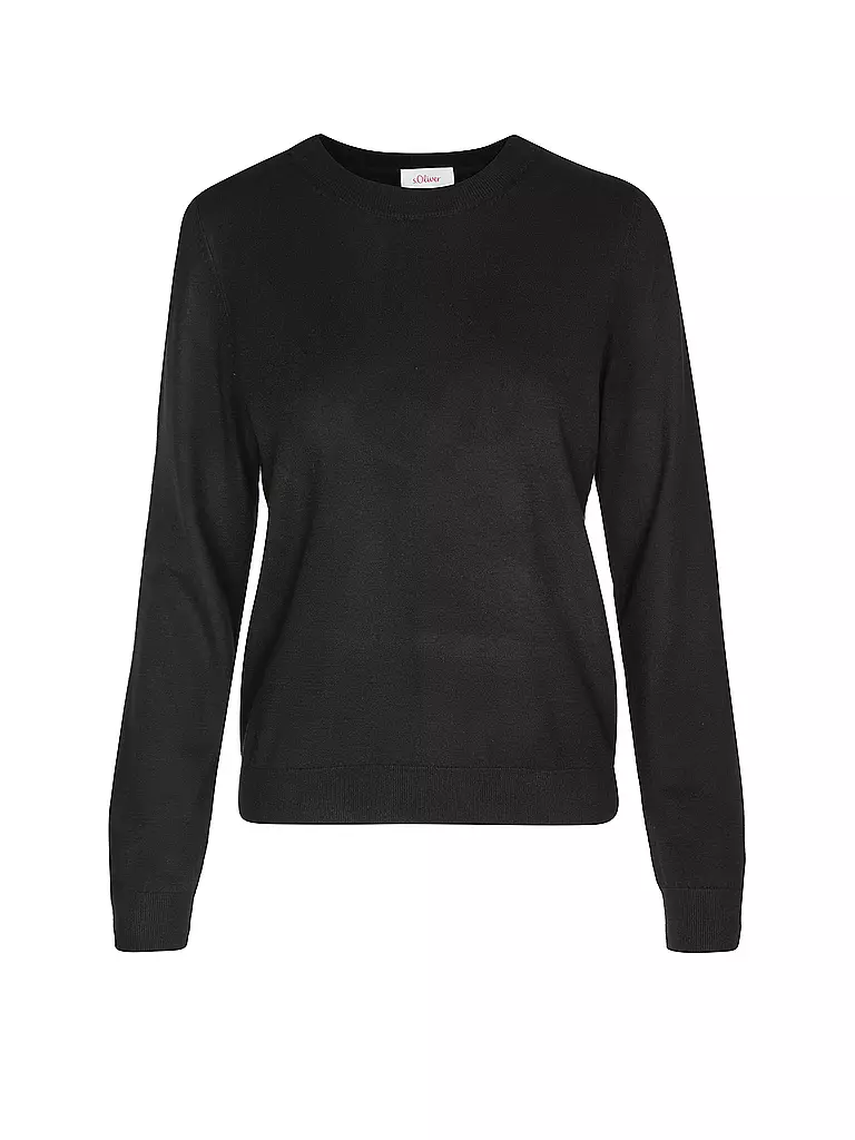 S.OLIVER Pullover schwarz