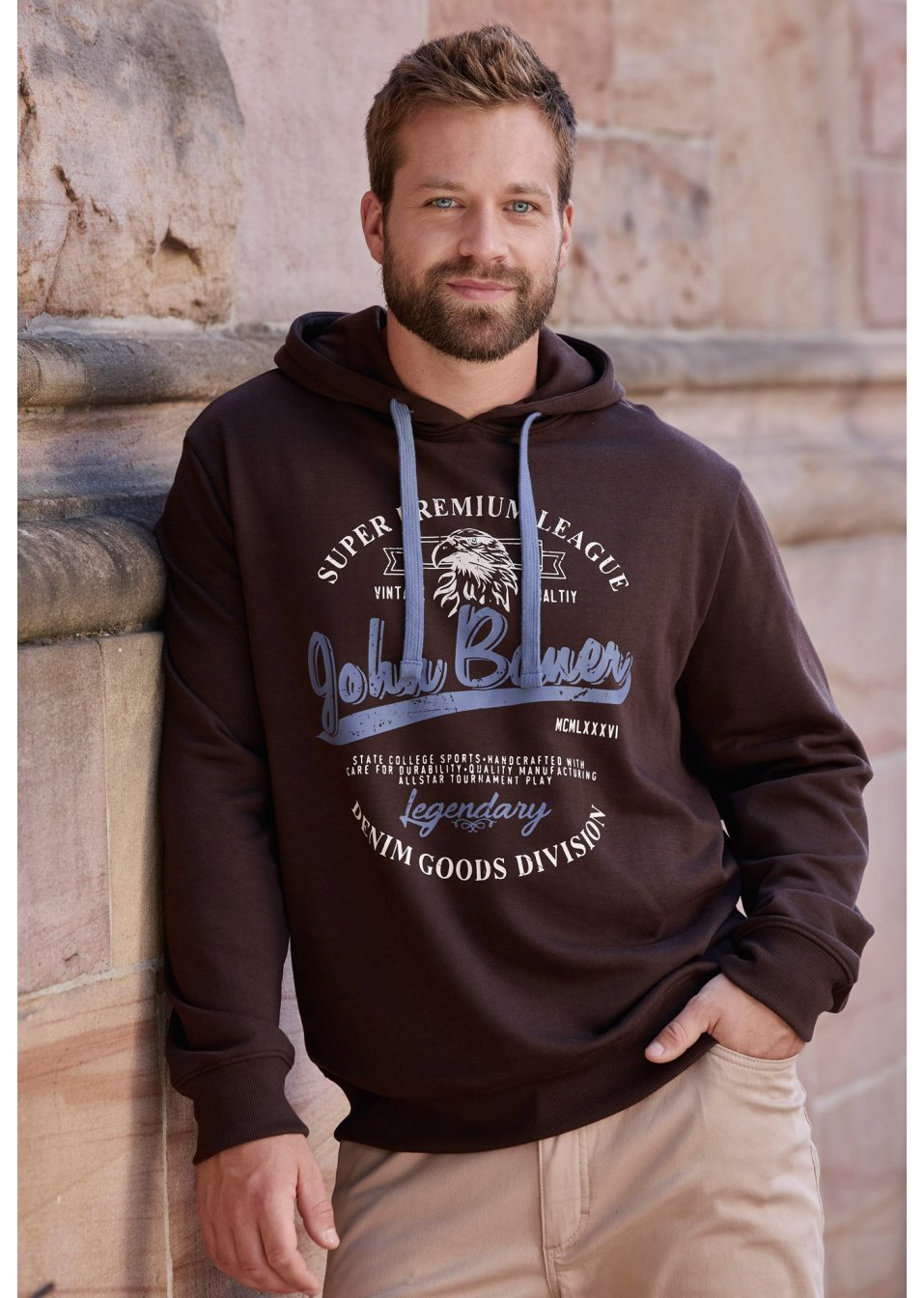 Sweat-shirt à capuche coupe confort