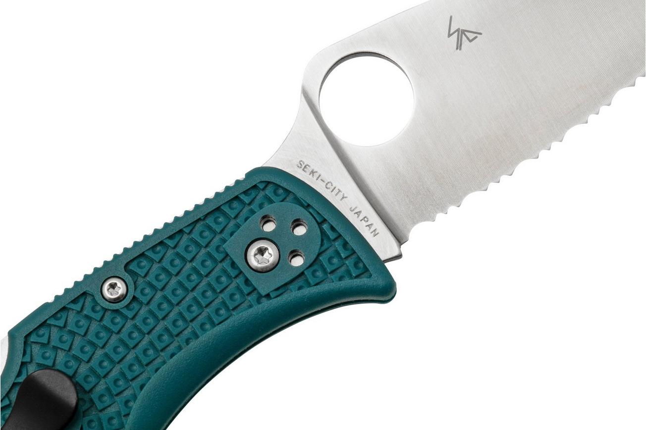Spyderco LeafJumper K390 C262SBLK390 serrated zakmes