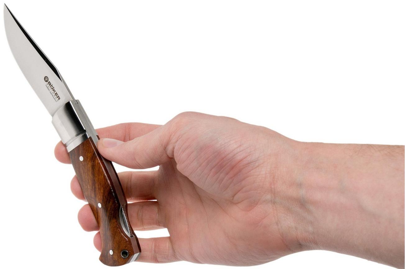 Böker Boxer 111025 Desert Ironwood herenmes, Raphael Durand design