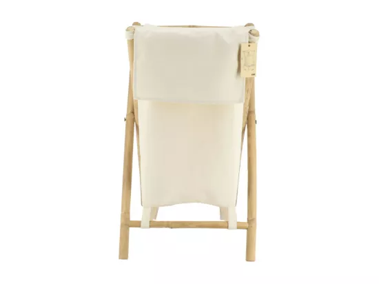 Panier à linge pliable canne de bambou