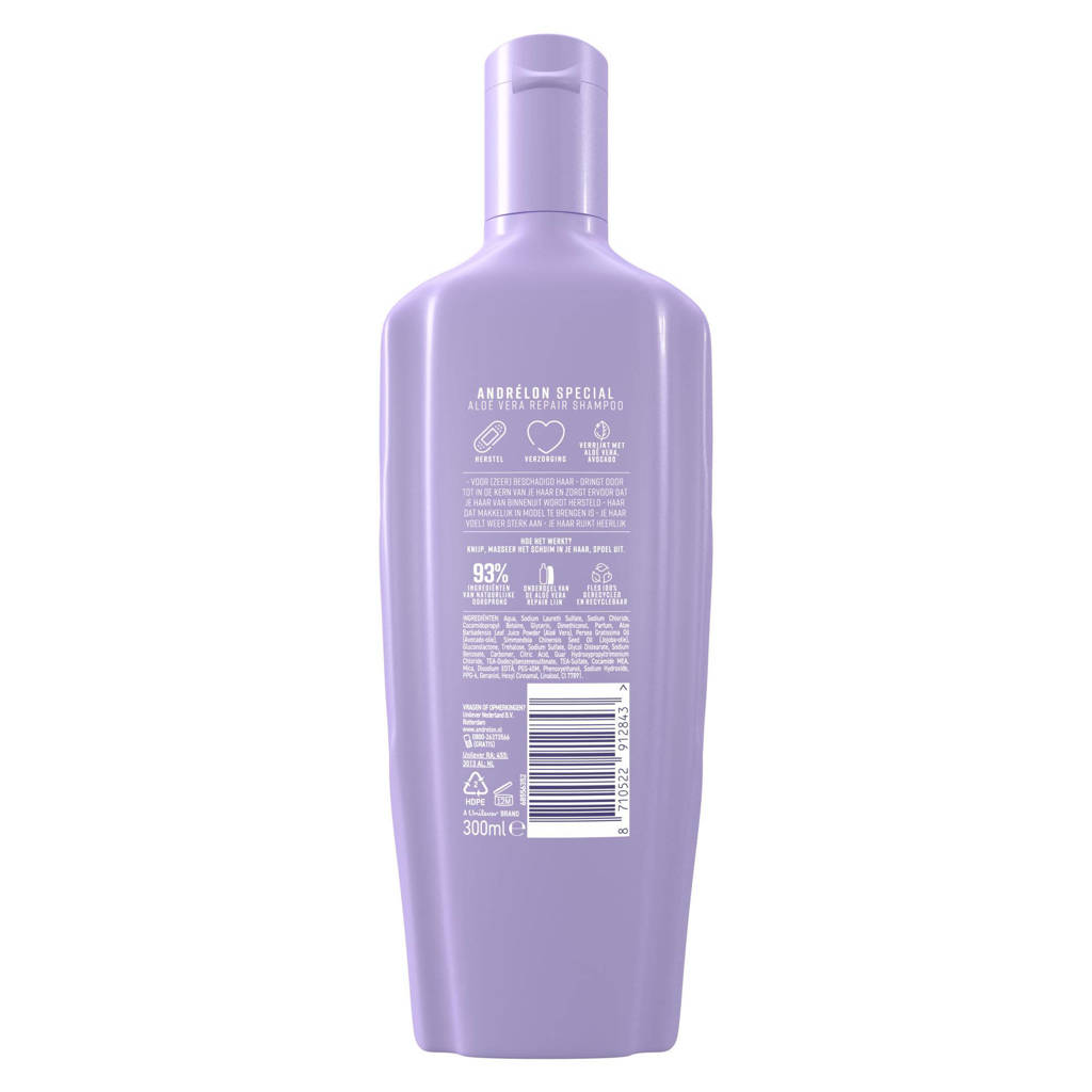 Shampoo met wat meerAloë Vera Repair shampoo - 6 x 300 ml