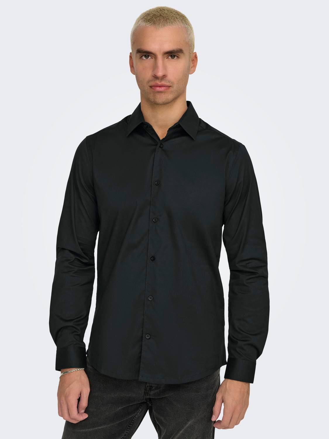 ONSJORDAN Hemd Black
