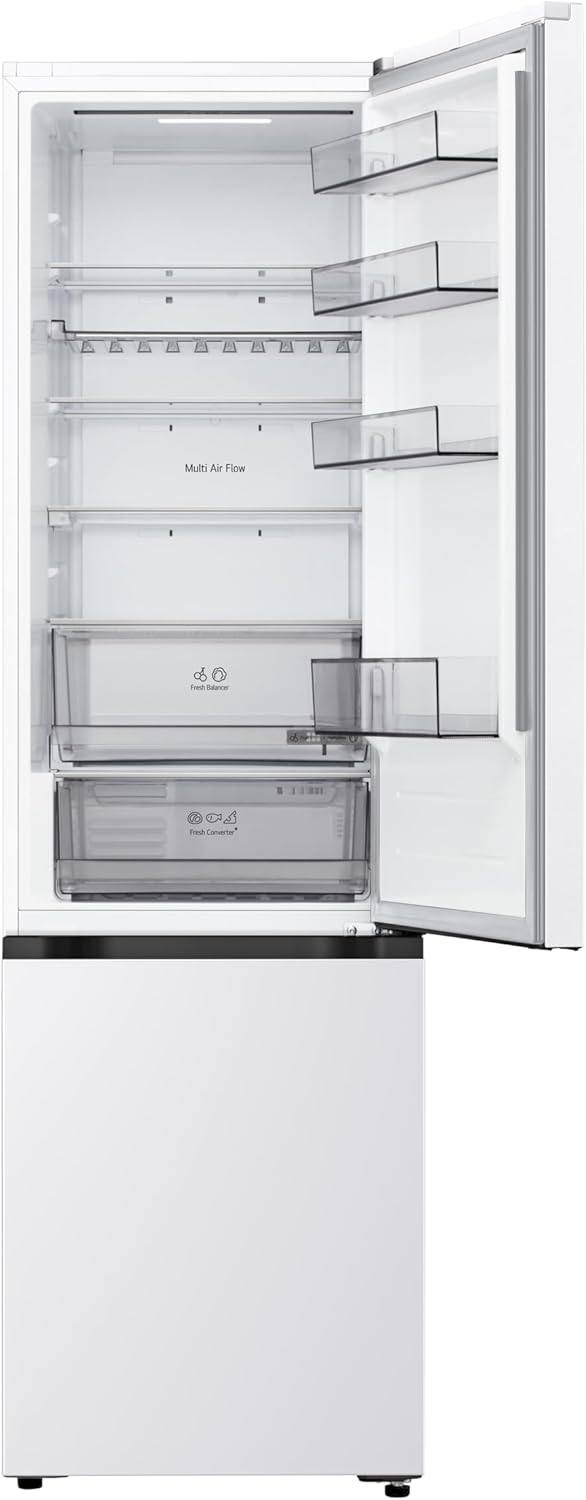 LG GBBS322BSW Fit&Max Kühl-Gefrierkombination, 375L, 2030 mm Höhe, EEK B, Smart Inverter Compressor®, Total No Frost, FRESHConverter+® 0° Zone, Weiß, leises Standgerät (33 dB(A)).