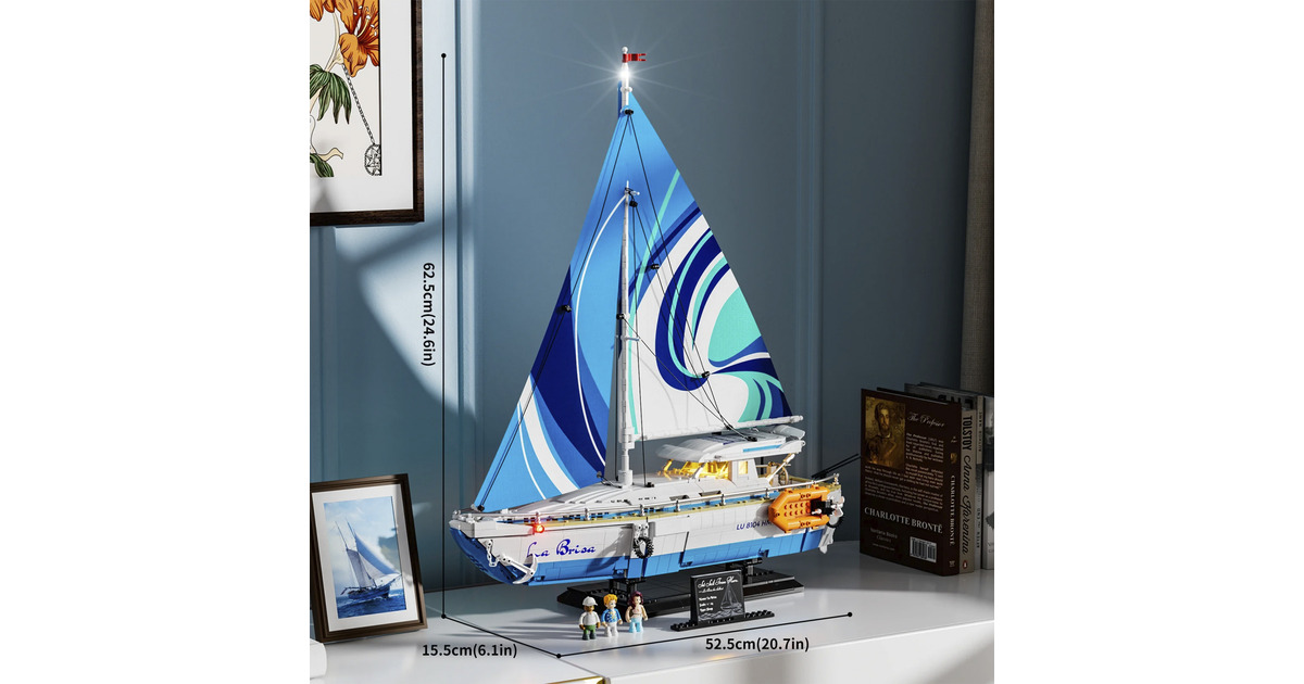 LumibricksVacation - The Sailboat: La Brisa Constructiespeelgoed  (F9074)