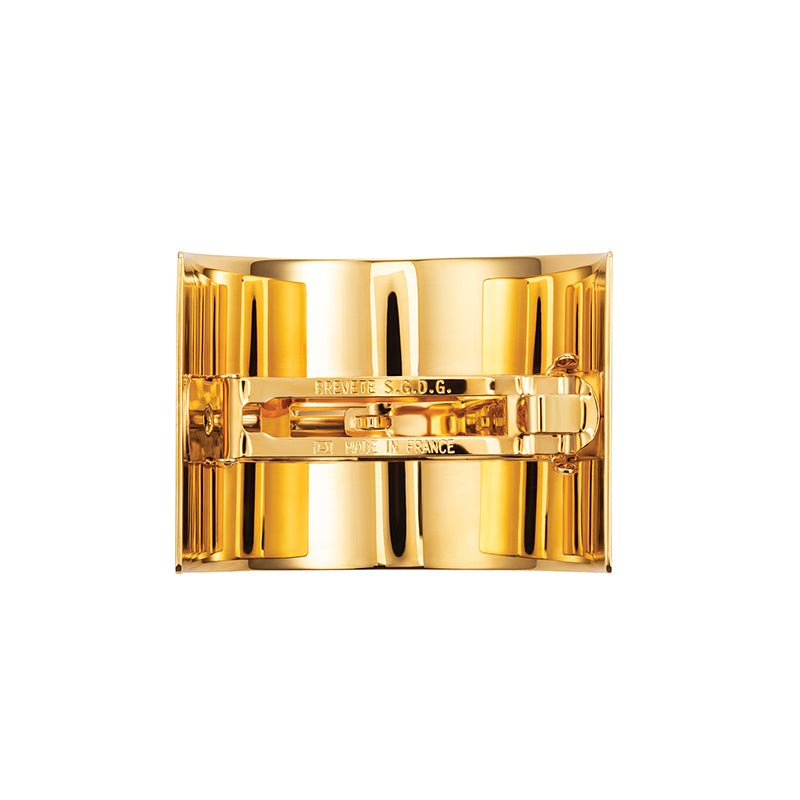 Balmain Paris - Gold Plated Clip Large Logo - Hårspænde