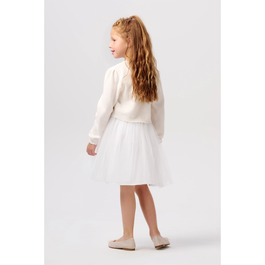 Noppies Strickjacke Eureka Bright White