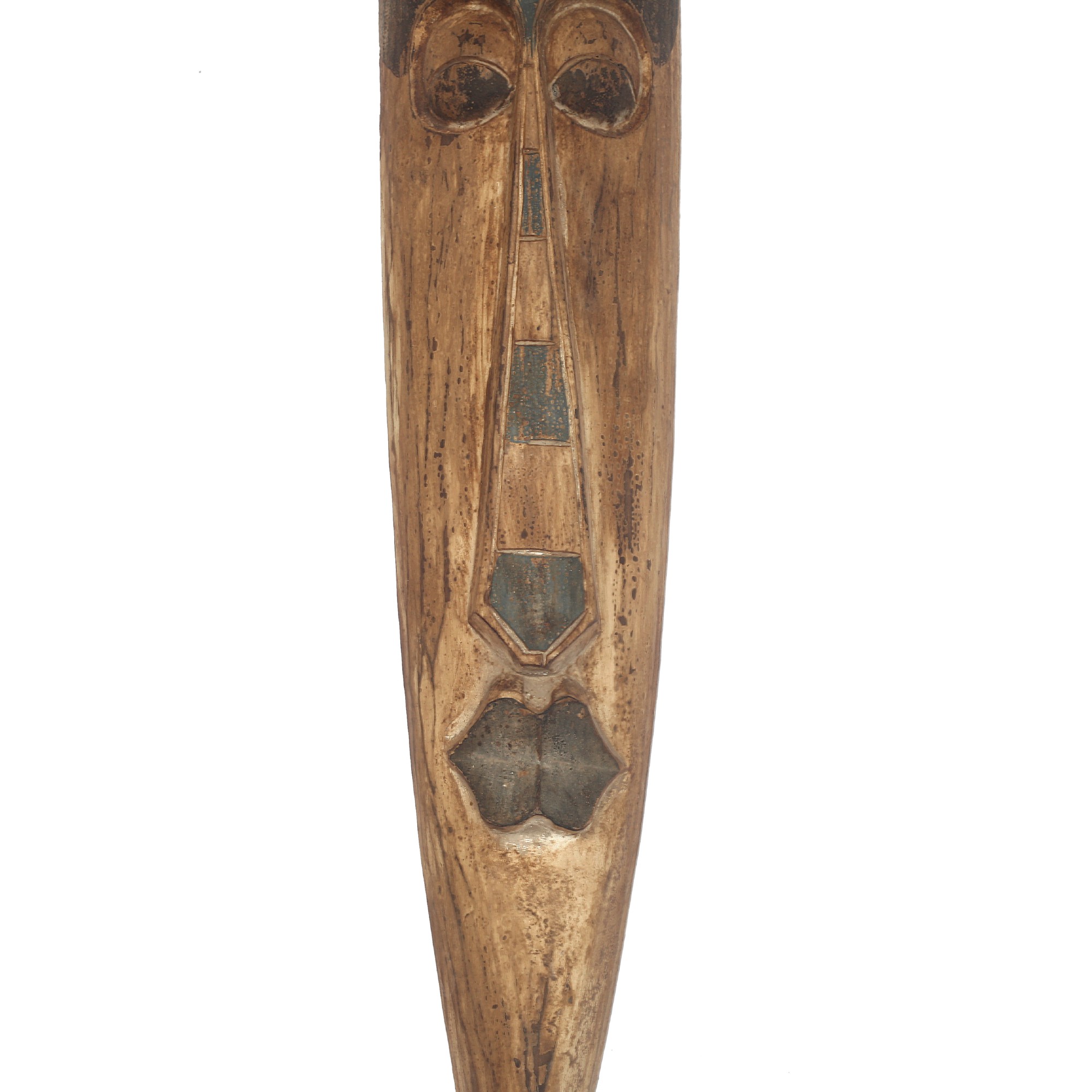 Maske 'Africa' Vogelkopf, natur, H 102 cm, B 13 cm, T 7 cm von fischer's lagerhaus