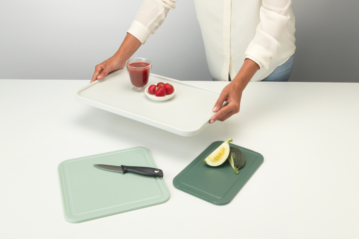 Tasty  Snijplankenset plus dienblad, 3-delig - Mixed