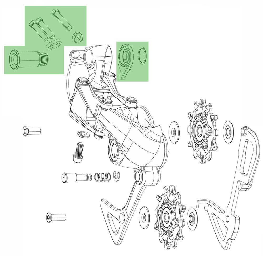 SRAM GX Eagle Schaltwerkbefestigungs-Set kaufen | Bike-Discount