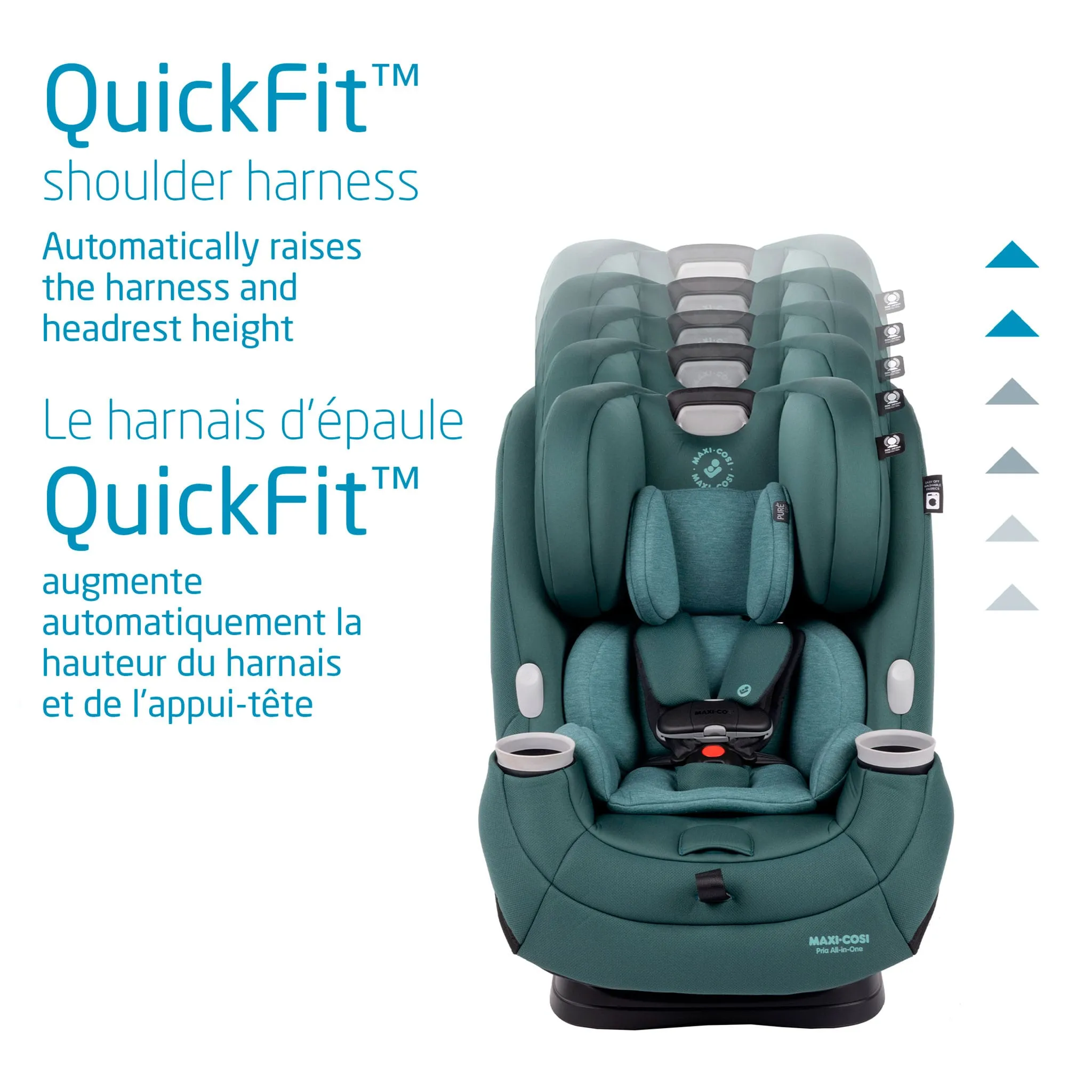 Maxi-cosi Siège d'Auto Pria All-in-one 4-100lb - Essential Vert