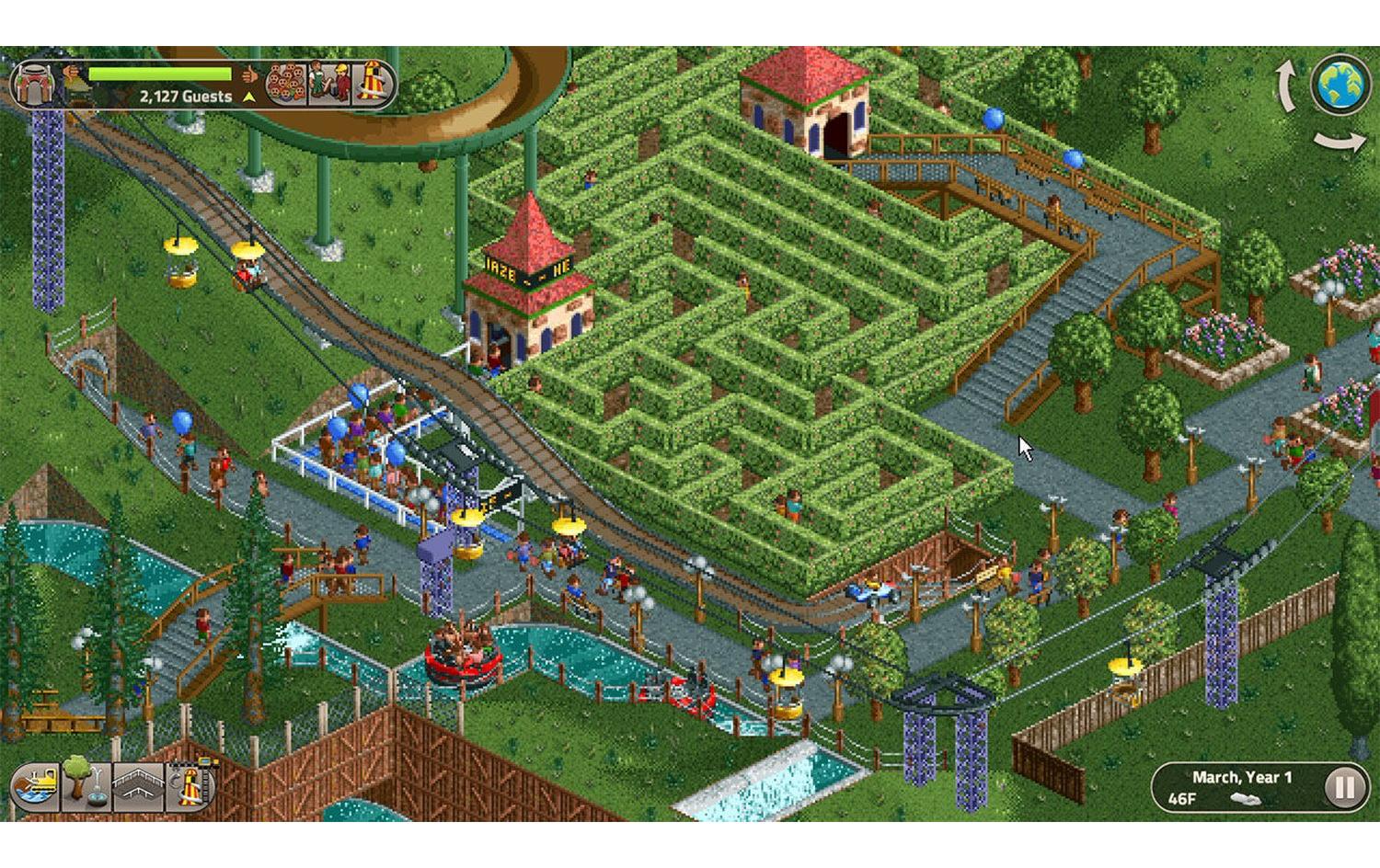 RollerCoaster Tycoon ClassicSimulationsspiel für die Nintendo Switch