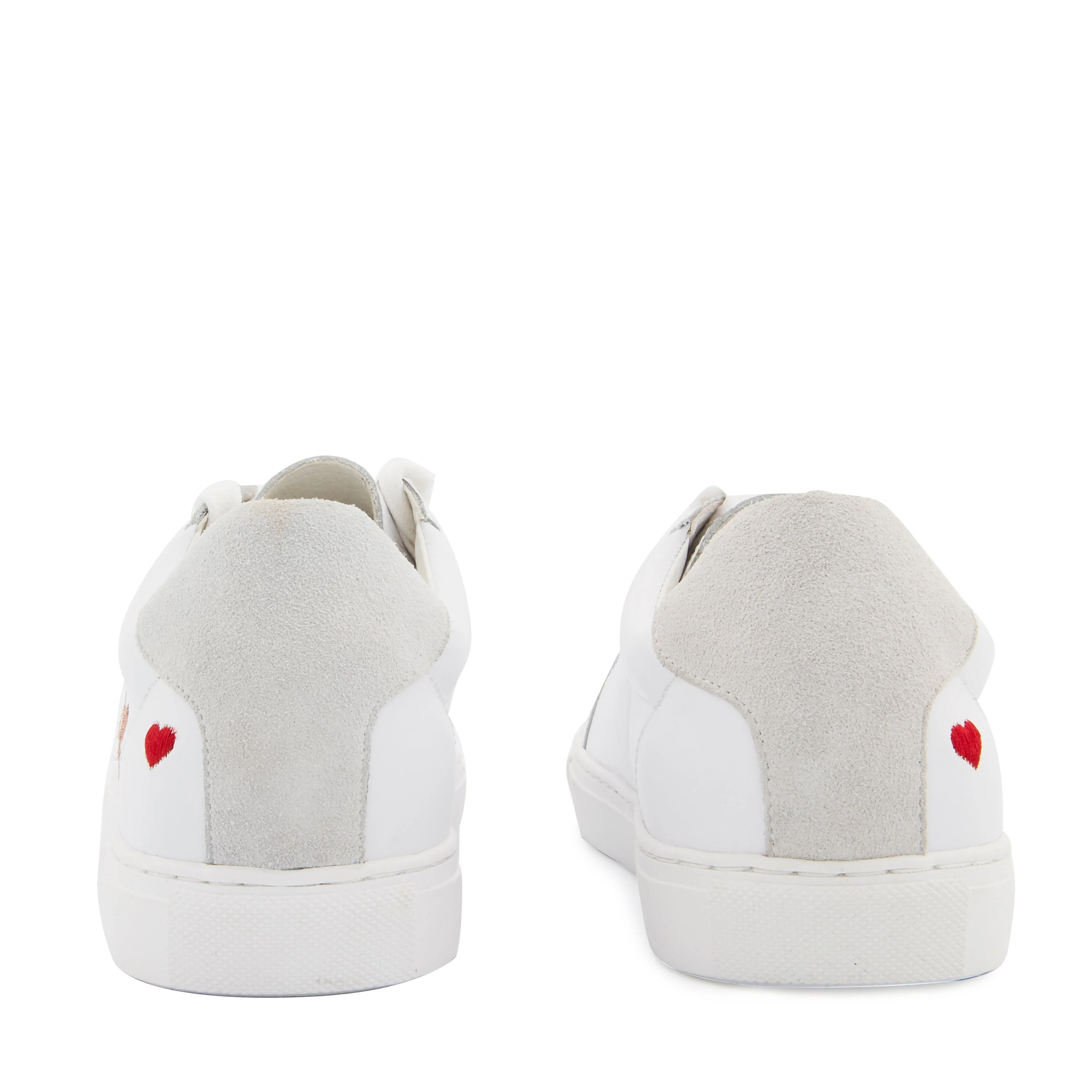 SIMONE AMOUR - Sneakers en cuir | Blanc