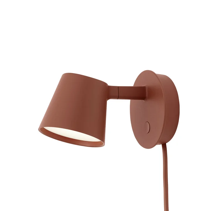 Muuto - Tip LED-Wandleuchte, kupfer-braun