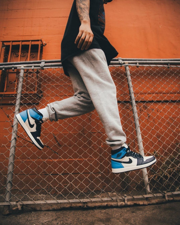 Jordan 1 Retro High Obsidian UNC