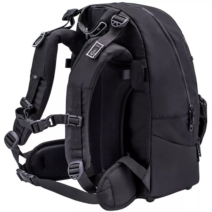 Belmil Schulrucksack 2-IN-1 Schulrucksack & Gürteltasche Black