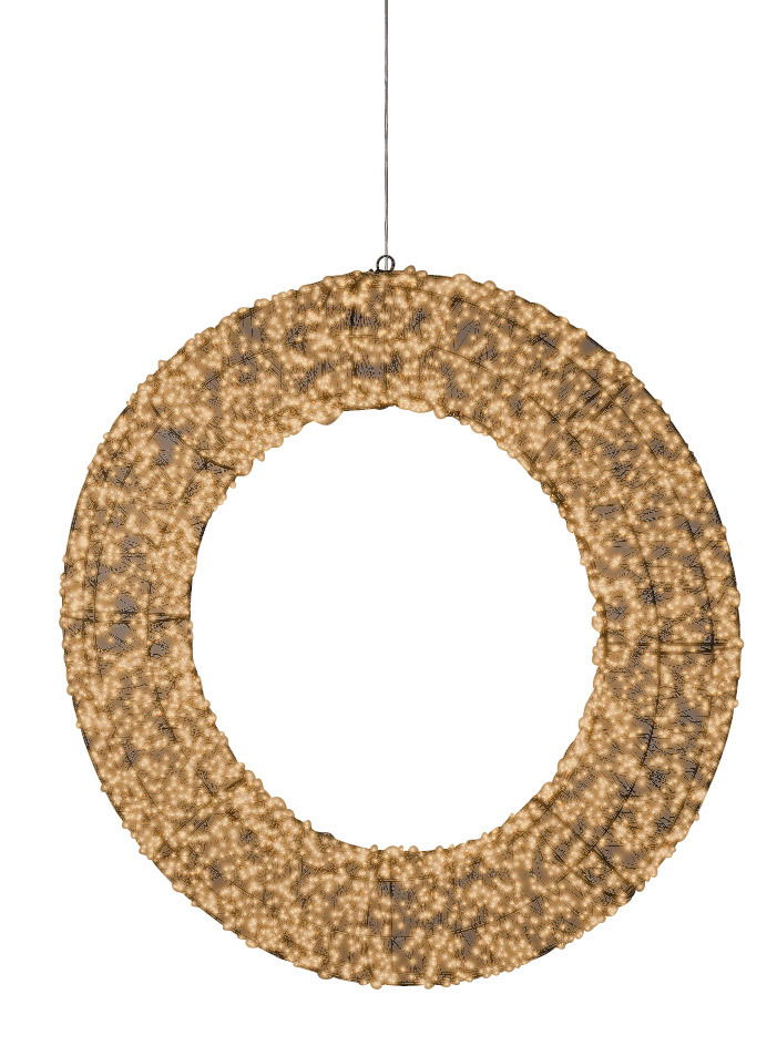 Lumineo LED-Kranz X-MAS
