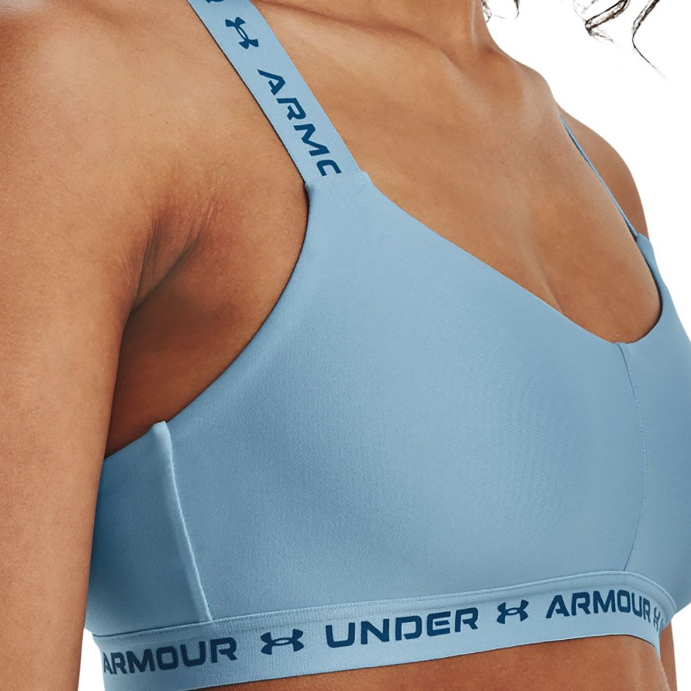 Under Armour CROSSBACK LOW - Brassière Femme bleu