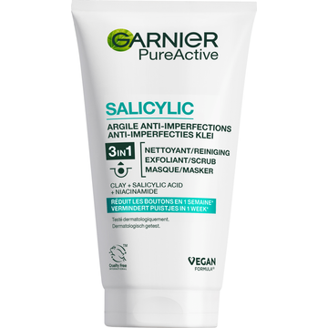 Garnier SkinActive Pure Active 3 in 1 met Klei Argile 150 ml