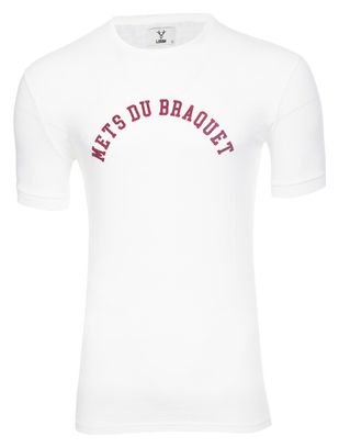T-Shirt Manches Courtes LeBram Mets du Braquet Marshmallow Blanc