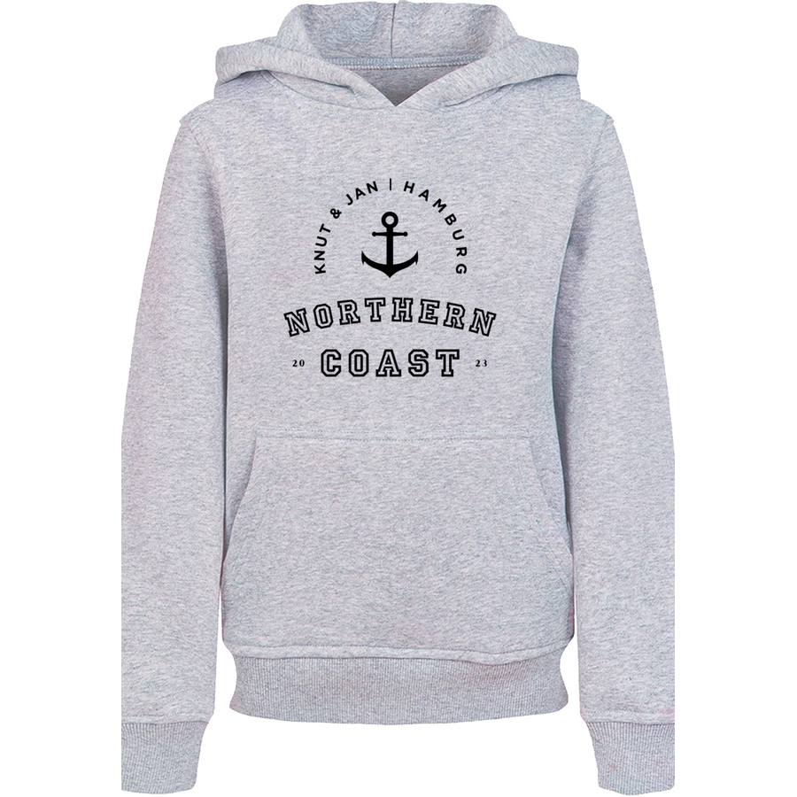 F4NT4STIC Hoodie Northern Coast Knut & Jan Hamburg heather grey