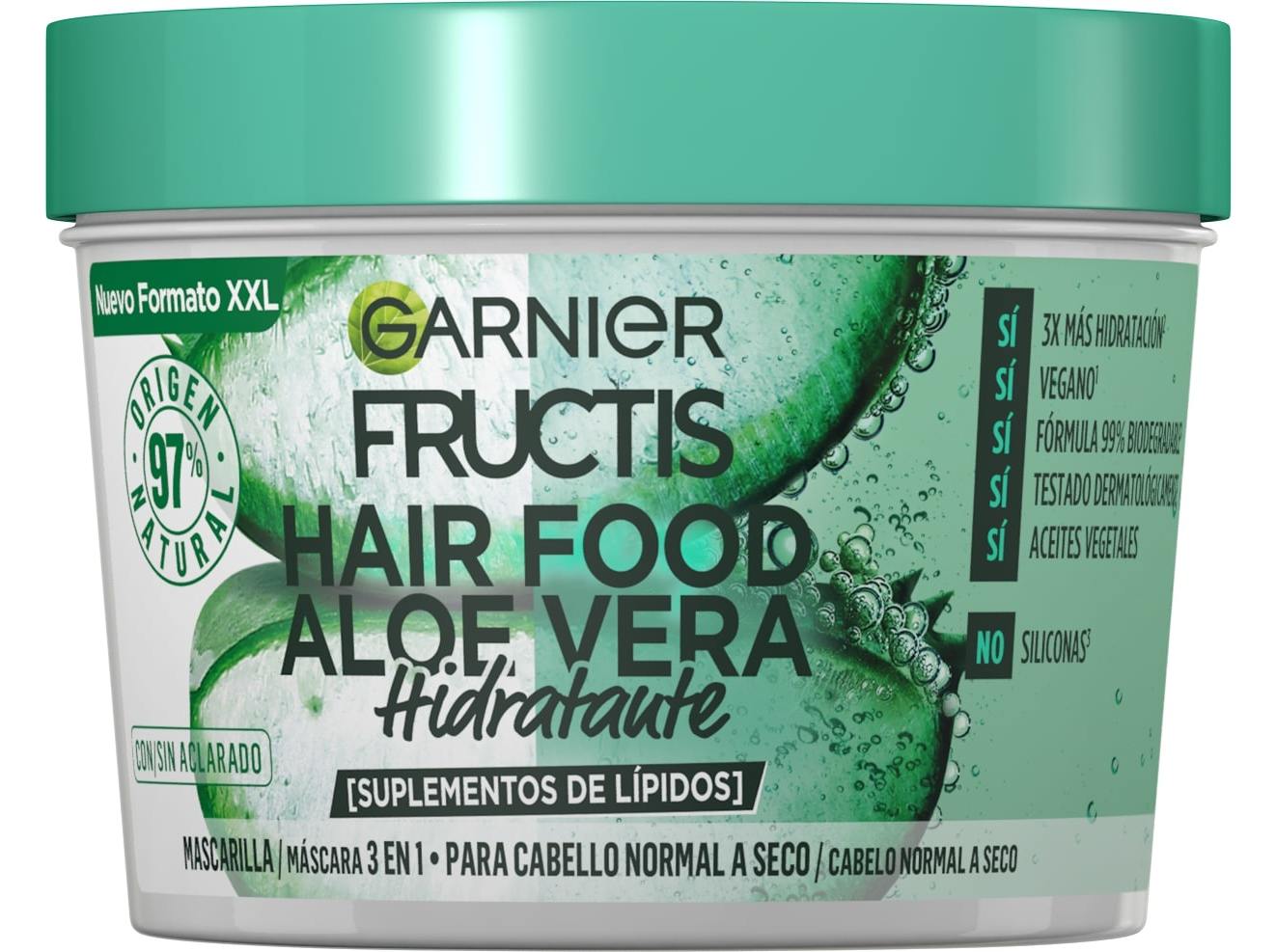 MÁSCARA FRUCTIS HAIR FOOD ALOE VERA 400ML