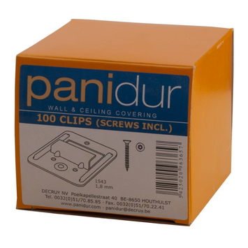 GAMMA Quality Line clips 1,8 mm incl. schroef 100 stuks