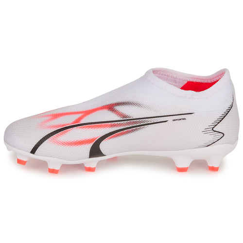 Puma - ULTRA MATCH LL FG/AG Jr - Blanc / Rouge