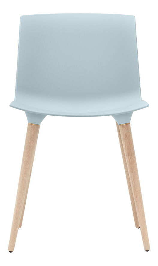 Andersen - Furniture TAC Chair plast Iceblue / Oak white pigm. lacquer Blue