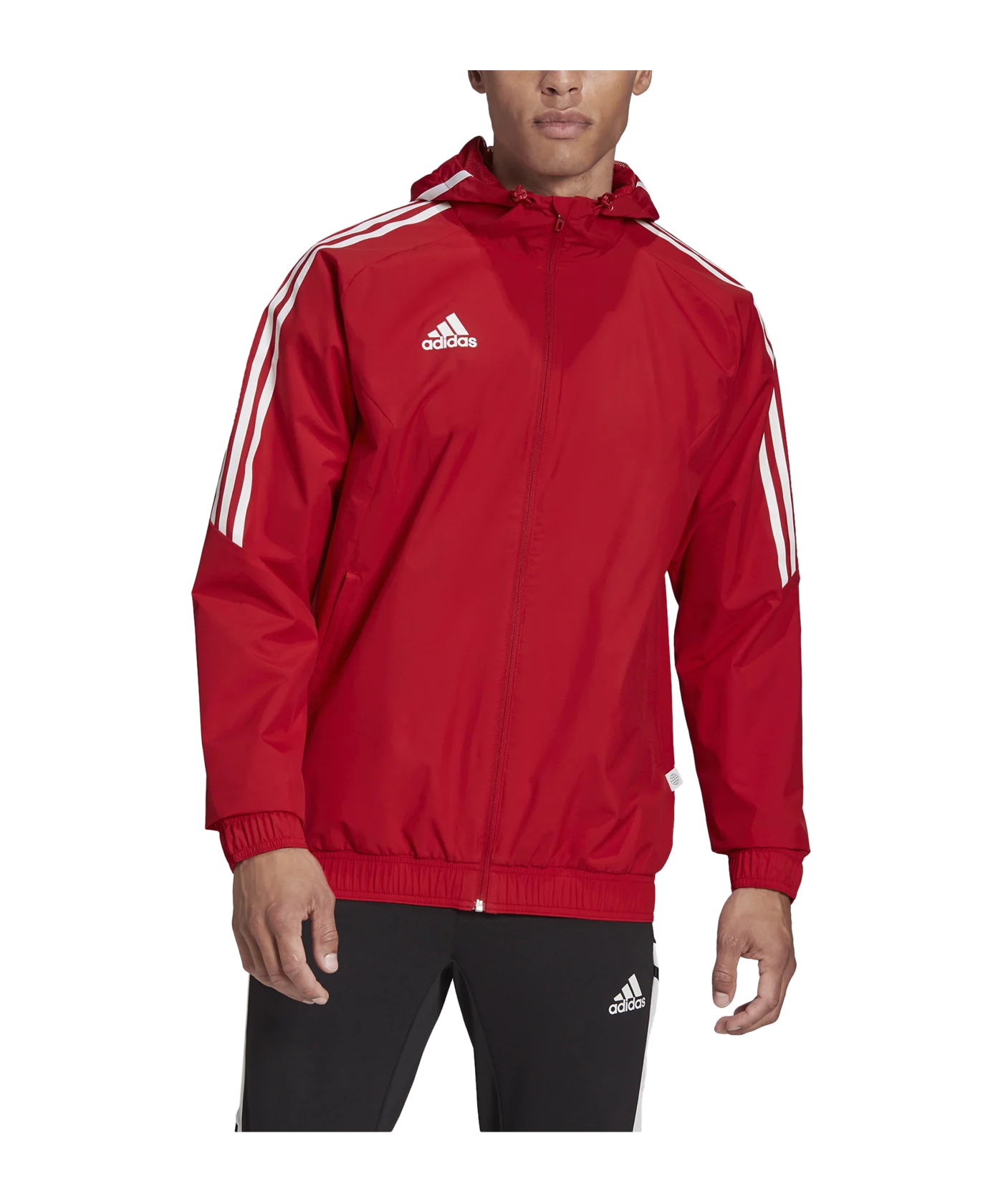 adidas Condivo 22 Allwetterjacke Rot Weiss